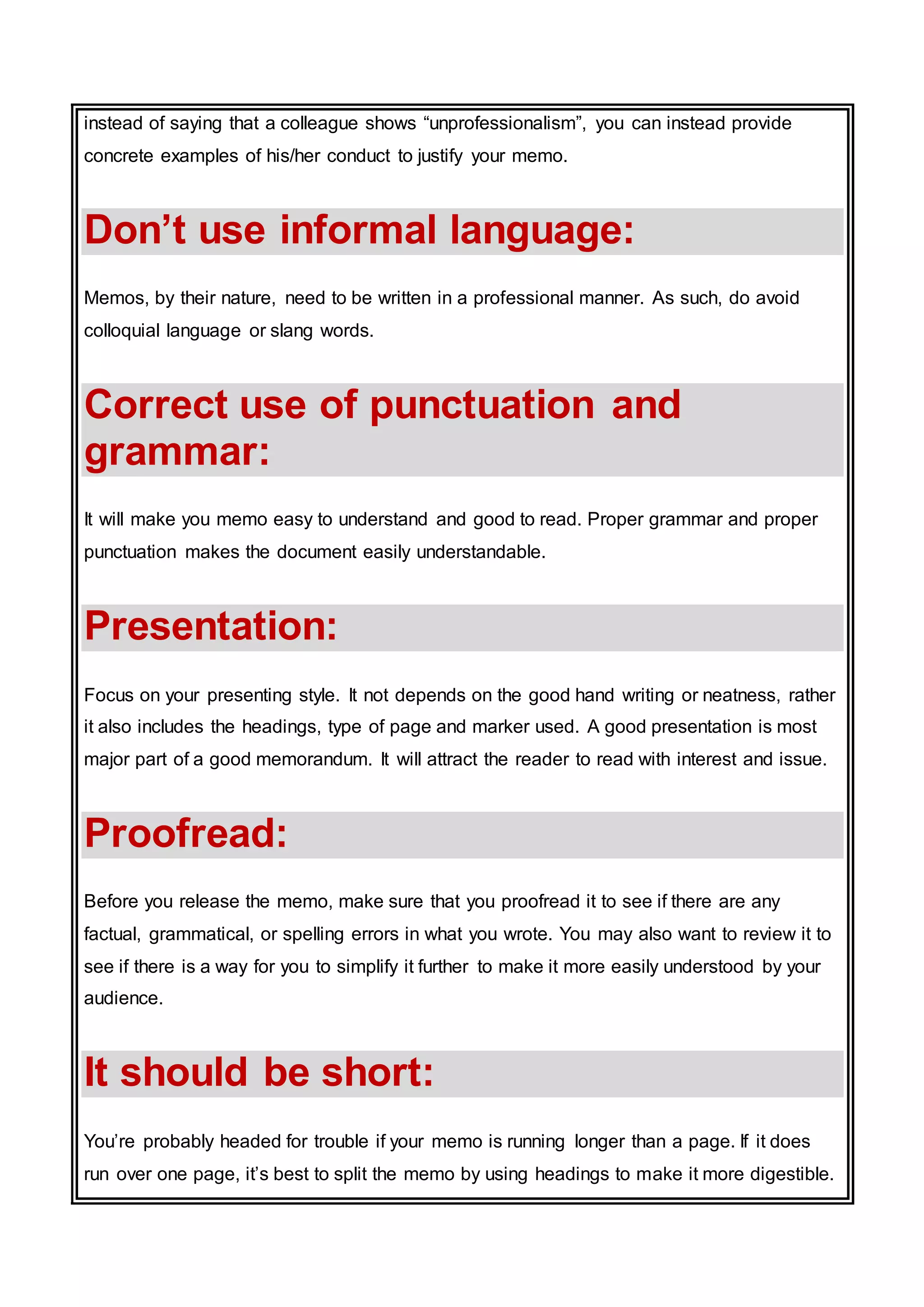 Memorandum | DOCX