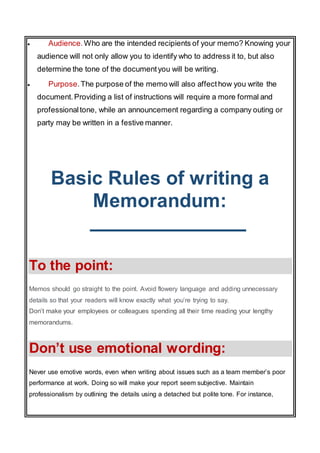 Memorandum | DOCX