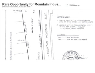 Rare Opportunity for Mountain Indus...          Presented by
                                                L & B Properties, Inc.
0 Mountain Industrial Blvd., Tucker, GA 30084
 