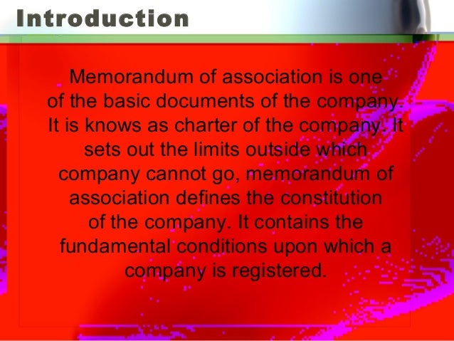what are memorandum articles of association what are memorandum articles of association