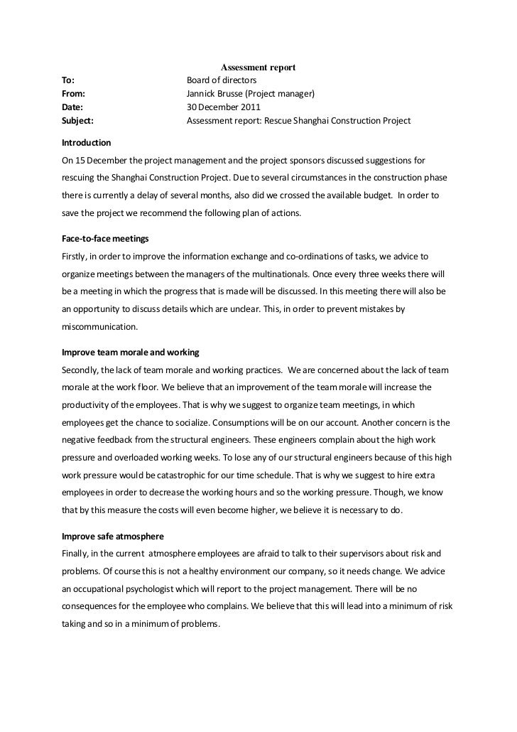 memo report shanghai memo reports examples
