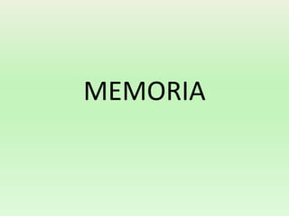 MEMORIA

 