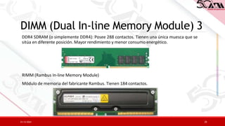 Rimm Module Funcion y tipos de memoria, entendimieto de sus caracteristicas y ...