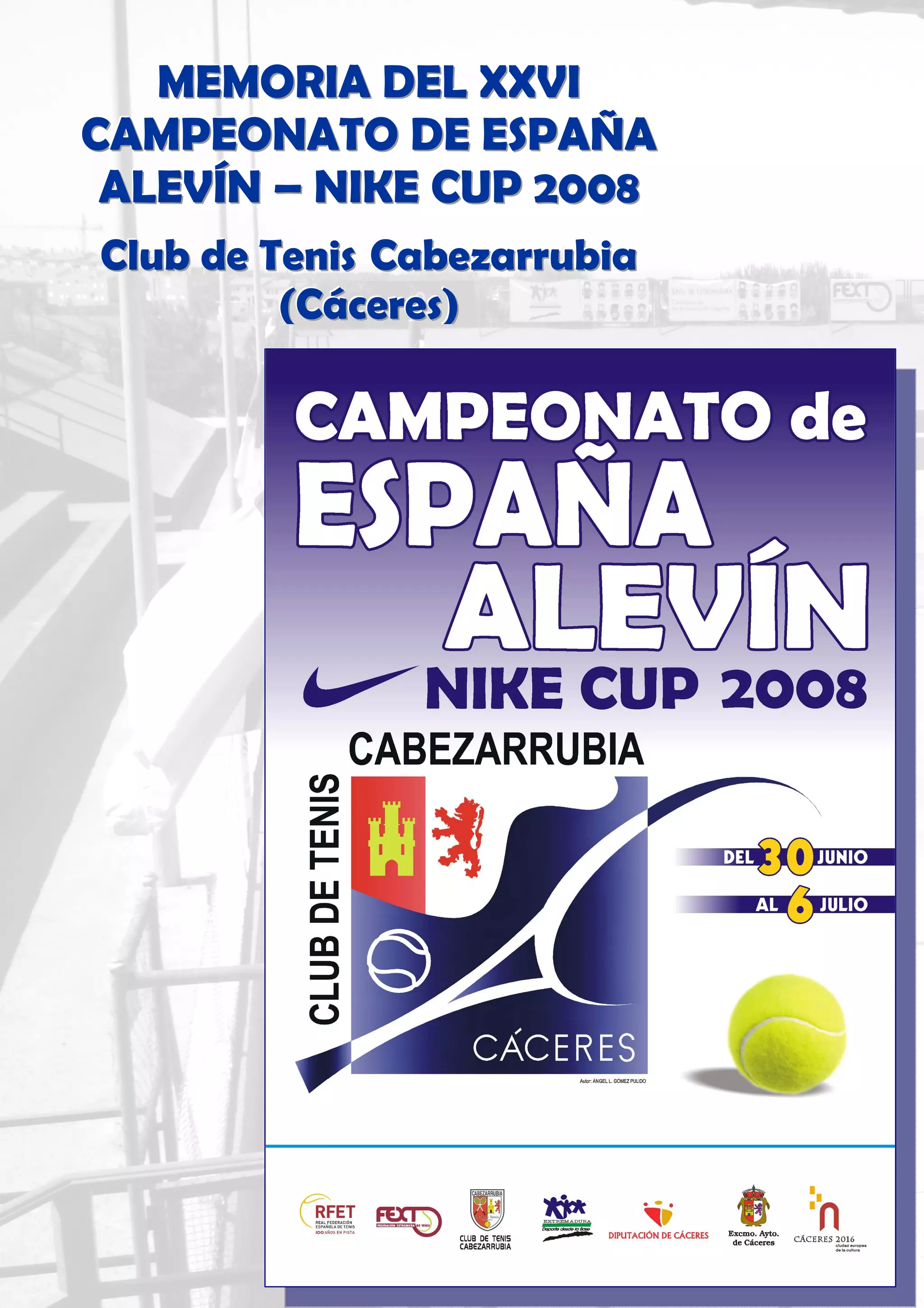 Memoria Cto Spain Alevin