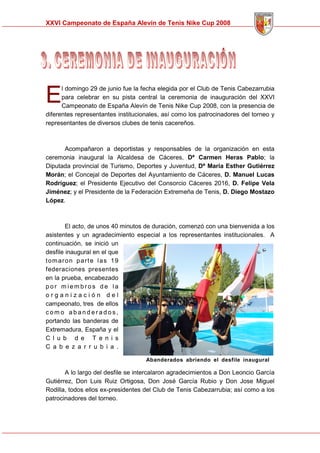 Memoria Cto Spain Alevin