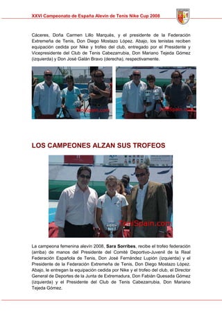 Memoria Cto Spain Alevin