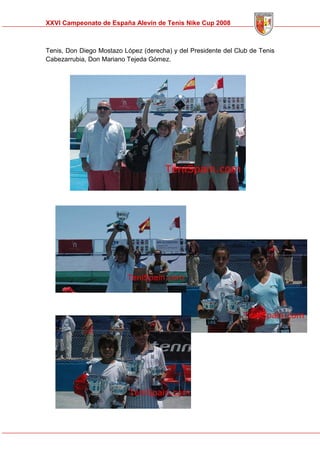 Memoria Cto Spain Alevin