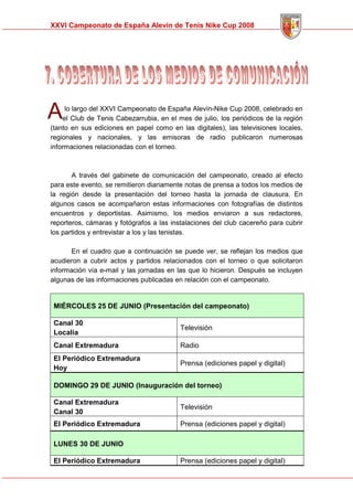 Memoria Cto Spain Alevin