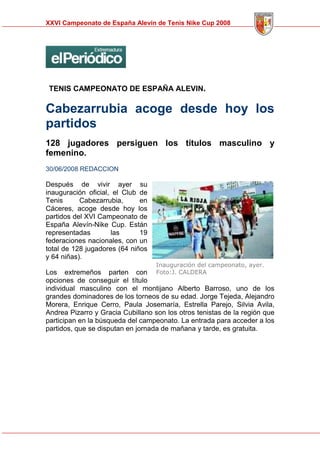 Memoria Cto Spain Alevin