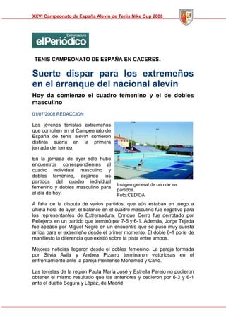 Memoria Cto Spain Alevin