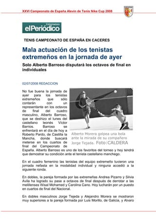 Memoria Cto Spain Alevin