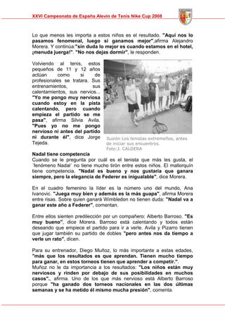 Memoria Cto Spain Alevin