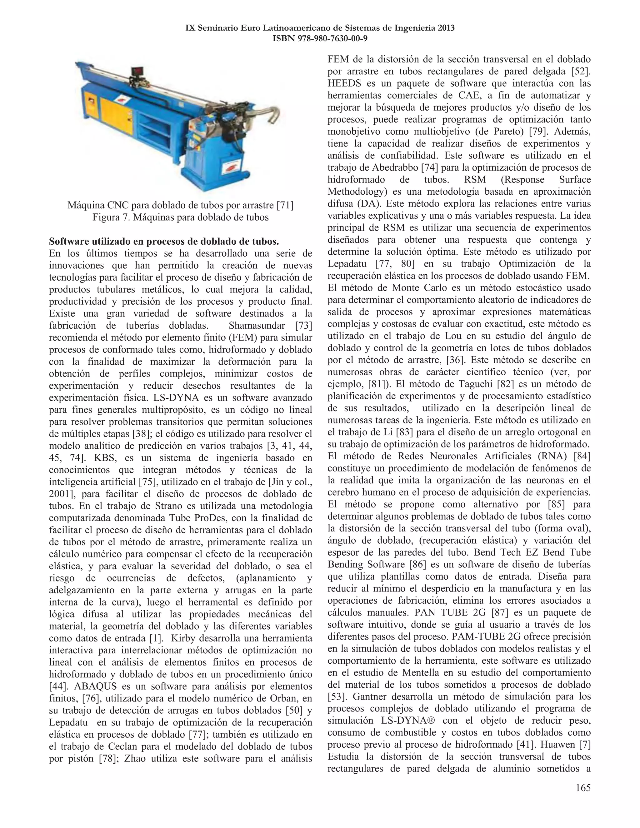 IX Seminario Euro Latinoamericano de Sistemas de Ingeniería 2013
ISBN 978-980-7630-00-9
 