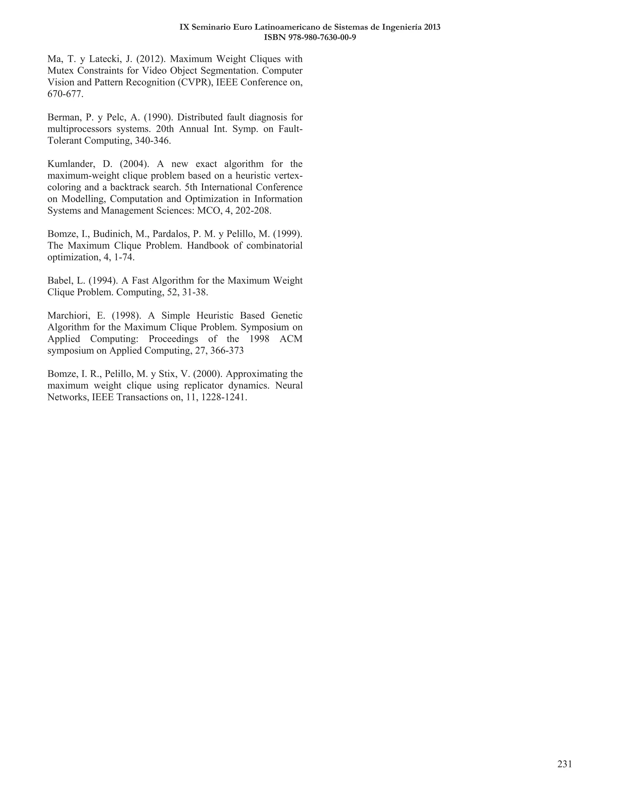 IX Seminario Euro Latinoamericano de Sistemas de Ingeniería 2013
ISBN 978-980-7630-00-9
 