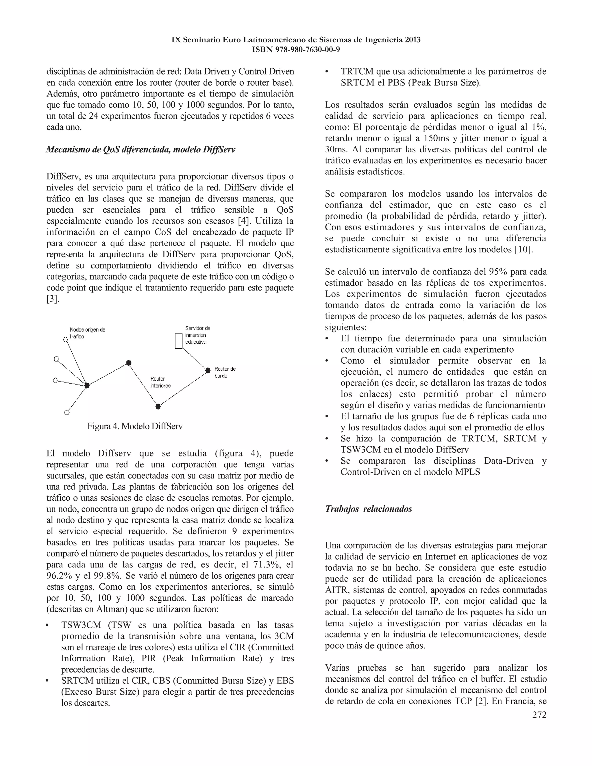 IX Seminario Euro Latinoamericano de Sistemas de Ingeniería 2013
ISBN 978-980-7630-00-9
 