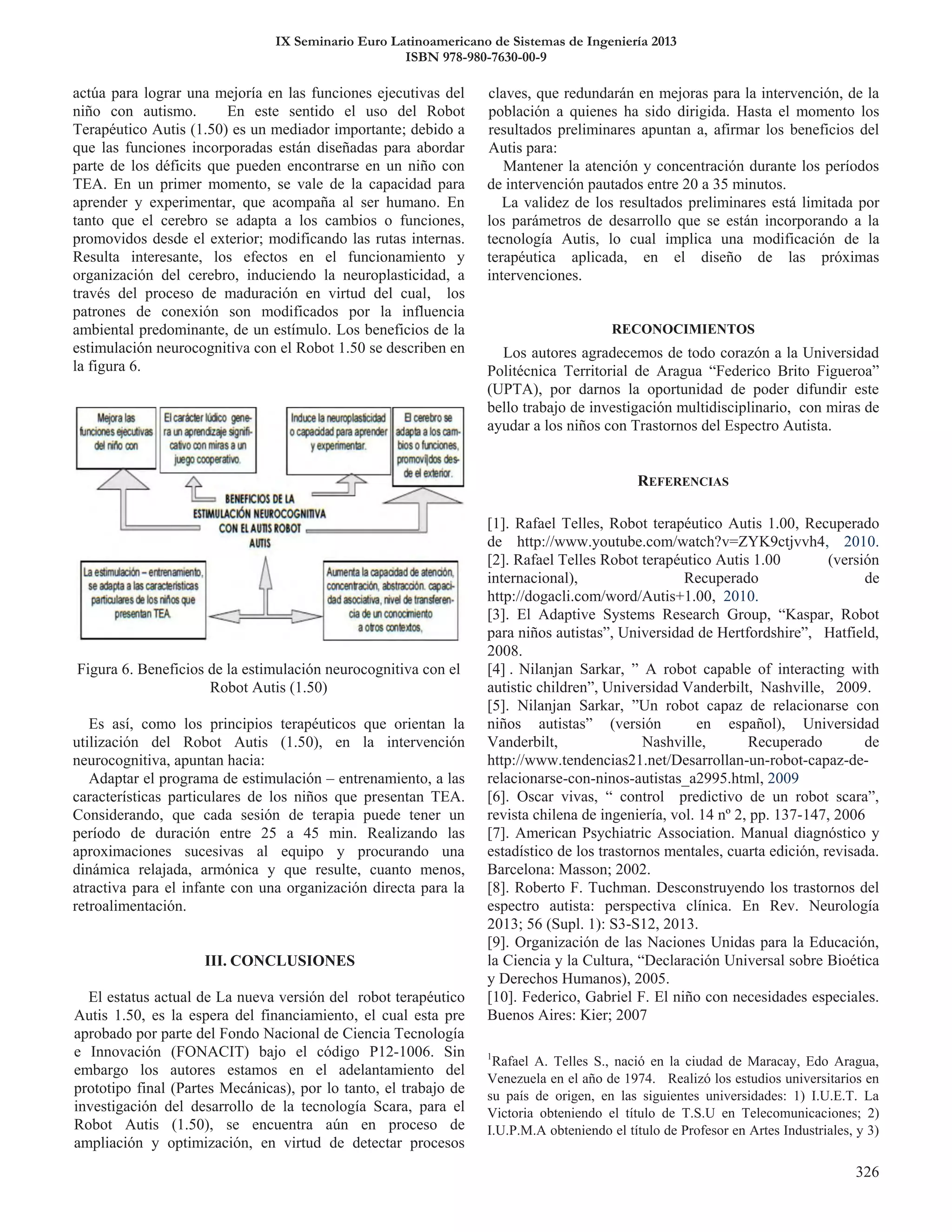 IX Seminario Euro Latinoamericano de Sistemas de Ingeniería 2013
ISBN 978-980-7630-00-9
 