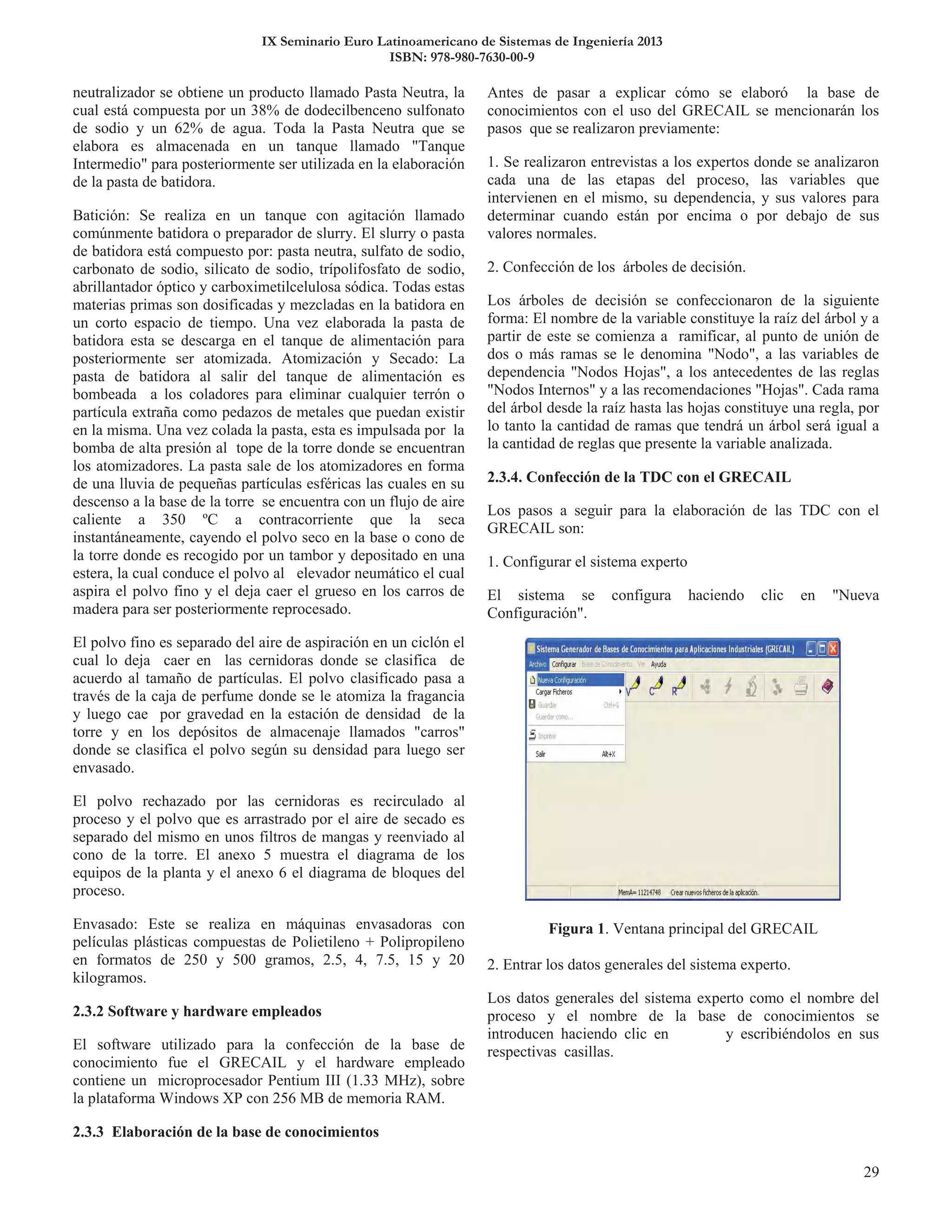 IX Seminario Euro Latinoamericano de Sistemas de Ingeniería 2013
ISBN: 978-980-7630-00-9
 