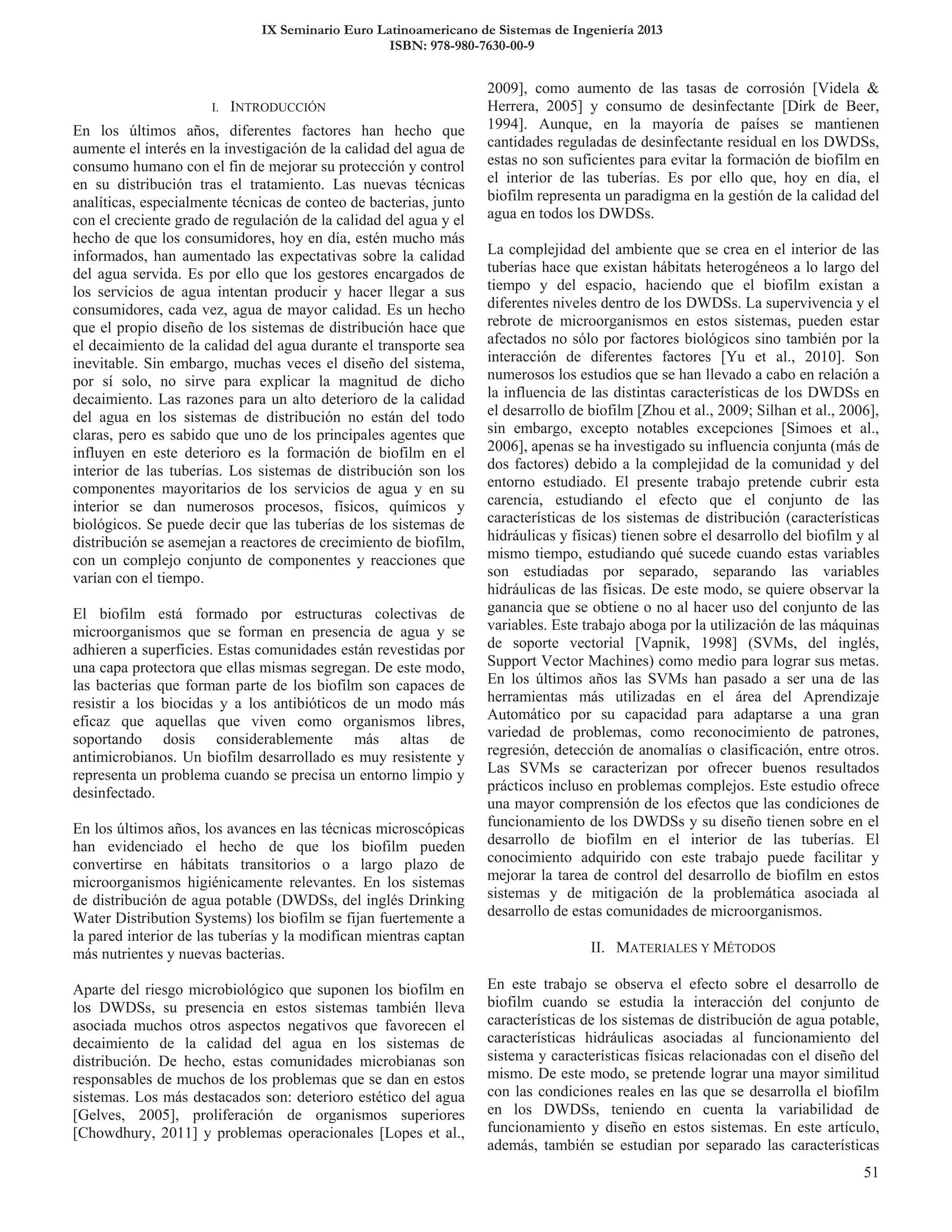 IX Seminario Euro Latinoamericano de Sistemas de Ingeniería 2013
ISBN: 978-980-7630-00-9
 