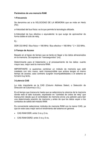 Memoria Ram | PDF