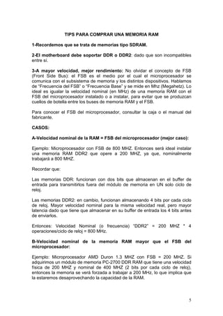 Memoria Ram | PDF