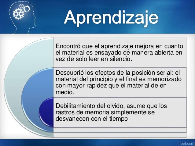 Memoria y Ebbinghaus