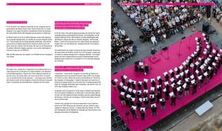 40                                                                                                                 MEMÒRIA D’ACTUACIÓ 2010     MULTILIngüISME I SOCIETAT   41




La Revetlla de les Llengües                                            Presentació del llibre Multilingües des del Bressol.
                                                                       Educar els fills en diverses llengües i taller per
El 25 de juliol s’ha celebrat la Revetlla de les Llengües amb la
participació del World Youth Choir. Amb el lema Sóc ric, parlo         aprendre anglès amb Les Tres Bessones
llengües s’ha volgut formentar l’acostament entre els parlants i
les comunitats de les 300 llengües que es parlen a Catalunya.          El 26 de maig i dins del programa europeu de foment de l’apre-
                                                                       nentatge precoç de llengües Piccolingo, s’ha presentat a la Bi-
El World Youth Choir és un dels projectes corals més significa-        blioteca Manuel Arranz del Poblenou el llibre Multilingües des
tius a escala internacional, no només per la seva singular forma-      del Bressol. Educar els fills en diverses llengües, d’Anna Solé
ció i l’alta qualitat de les seves apostes artístiques, sinó pel fet   Mena. L’acte s’ha acompanyat d’un taller infantil per aprendre
que promou el diàleg intercultural construint ponts entre can-         anglès amb Les Tres Bessones. Aquesta activitat s’ha dirigit a
tants joves de cultures molt diverses: 80 veus en 40 llengües de       les famílies.
30 països diferents integren aquesta coral juvenil declarada Ar-
tista per la pau per la UNESCO.                                        Els participants han pogut conèixer de prop diverses situacions
                                                                       de casos reals de famílies mixtes, és a dir, de pares i mares que
Més de 800 persones van assistir a la Revetlla de les Llengües a       no tenen la mateixa llengua com a llengua habitual, i han pogut
Can Ricart.                                                            aclarir els seus dubtes sobre el procés d’aprenentatge de les
                                                                       llengües quan creixem en un context on hi ha diverses llengües
                                                                       en contacte.

Espai Linguamón a la revista de Les Tres Bessones
                                                                       II Premi UPF - Linguamón al millor treball de recerca
Per segon any consecutiu, Linguamón ha col·laborat amb la re-          de batxillerat en l’àmbit de les llengües
vista aportant els continguts d’un espai dedicat a les llengües i
la diversitat lingüística. Aquest any s’han elaborat històries so-     Linguamón - Casa de les Llengües i la Facultat de Traducció i
bre els noms, les frases fetes, els noms de les flors, la toponí-      Interpretació de la Universitat Pompeu Fabra (UPF) han atorgat
mia, la transformació de les paraules..., continguts que acosten       el II Premi al millor treball de recerca de batxillerat en l’àmbit de
els infants al valor de les llengües a través de situacions quotidi-   les llengües i el llenguatge. L’objectiu del premi és incentivar la
anes i la diversitat de procedències i llengües dins les aules.        recerca en aquest àmbit tot coincidint amb la implementació del
                                                                       Grau de Llengües Aplicades que s’imparteix, per primer cop a la
                                                                       UPF, des d’aquest mateix curs.

                                                                       El guardó, que s’ha lliurat el 15 de maig a l’Auditori del Campus
                                                                       de Comunicació-Poblenou, ha estat per a l’alumne Marc Barce-
                                                                       ló Tost, de l’IES Gabriel Ferrater de Reus, pel seu treball Manual
                                                                       de Quenya: introducció a la llengua i història dels Èldar dins la fi
                                                                       de la primera Edat.

                                                                       També s’han atorgat les mencions especials a Iryna Zakreva,
                                                                       alumna de l’IES Guissona de Guissona, pel seu treball La ges-
                                                                       tualitat en diferents cultures, i a Mireia Sánchez Molas, de l’IES
                                                                       del Voltreganès de les Masies de Voltregà, per Aproximació a les
                                                                       llengües personals al Voltreganès.
 