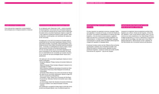 72                                                                                                   MEMÒRIA D’ACTUACIÓ 2010     MULTILIngüISME I SERvEIS ESPECIALITzATS                                                                                               73




Llengües de la immigració a Catalunya                    Estudi sociolingüístic de comunitats lingüístiques mitjanes             Seminari Language, Rights and Legislation in Canada                  Presentació del llibre Drets lingüístics per a tothom.
                                                                                                                                 and Europe                                                           Estudis de dret lingüístic, d’Antoni Milian
S’ha continuat fent el seguiment i la documentació       En col·laboració amb l’Observatori CUSC - Centre Universitari
de les llengües de la immigració presents a Catalunya.   de Sociolingüística i Comunicació de la Universitat de Barcelo-
                                                         na, s’ha continuat la tercera part de l’estudi iniciat al 2008 sobre    Al maig Linguamón ha organitzat el seminari Language, Rights         Linguamón ha organitzat l’acte de presentació del llibre Drets
                                                         Els reptes de les comunitats lingüístiques mitjanes al segle XXI,       and Legislation in Canada and Europe, al Centre de Visitants de      lingüístics per a tothom. Estudis de dret lingüístic, d’Antoni Mi-
                                                         i s’han organitzat conferències obertes al públic general i tallers     Can Ricart. S’ha adreçat a especialistes en la defensa dels drets    lian i Massana. L’acte, al qual també ha assistit l’autor, s’ha dut
                                                         de debat per a sociolingüistes, amb estudiosos de cadascuna             lingüístics, i s’ha dut a terme en dues sessions: Legislation,       a terme en un marc excepcional, el nou Teatre Museu El Rei de
                                                         de les comunitats.                                                      Rights and Services: A Comparative Analysis (legislation and         la Màgia de Barcelona, on s’ha fet un espectacle d’il·lusionisme
                                                                                                                                 implementation), i In Defence of Language Rights: Language           a càrrec del Rei de la Màgia i del mateix autor. Antoni Milian i
                                                         El projecte per a l’any 2010 s’ha centrat en els reptes sobre la        Commissioners in Canada, Ireland and Wales (official agencies        Massana (Barcelona, 1954) és doctor en Dret i catedràtic de
                                                         sostenibilitat de les comunitats lingüístiques mitjanes (CLM) en        charged with regulation of language rights).                         Dret Administratiu de la Universitat Autònoma de Barcelona.
                                                         dues àrees concretes: d’una banda, l’àrea juridicopolítica, coor-
                                                         dinada pel doctor Antoni Milian (Universitat Autònoma de Barce-         El seminari ha estat a càrrec de Colin Williams (País de Gal·les),
                                                         lona), i, d’una altra, el multilingüisme en entorns urbans, coordi-     sociolingüista i professor de la Universitat de Cardiff. Colin
                                                         nada pel doctor Emili Boix (Universitat de Barcelona).                  Williams és expert en ciències socials, geografia humana i
                                                         S’hi han convidat experts de nou comunitats lingüístiques mit-          planificació lingüística, i també és membre del Comitè Científic
                                                         janes comparables al cas català perquè exposessin els reptes            Internacional de Linguamón - Casa de les Llengües.
                                                         per a la sostenibilitat de les comunitats que coneixen de prime-
                                                         ra mà i quines són les seves estratègies davant l’època de la
                                                         globalització.

                                                         «Els reptes per a les comunitats lingüístiques mitjanes en entorn
                                                         urbans multilingües»
                                                         · Brussel·les (Bèlgica): Philippe Hambye (Universitat Catòlica de
                                                           Lovaina)
                                                         · Hèlsinki (Finlàndia): Pirkko Nuolijarvi (Research Institute for the
                                                           Languages of Finland)
                                                         · Tallinn (Estònia): Anastassia Zabrodskaja (Universitat de Tartu)
                                                         · Copenhaguen (Dinamarca): Marie Maegaard (Universitat de
                                                           Copenhagen)
                                                         · Amsterdam (Països Baixos): Guus Extra (Universitat de Tilburg)
                                                         «Els reptes de les comunitats lingüístiques mitjanes al segle XXI:
                                                           des de la perspectiva juridicopolítica»
                                                         · Universitats i cultura. Xabier Arzoz (Universitat del País Basc)
                                                         · El cas del txec. Mahulena Hofmann (Universitat Justus Liebig
                                                           de Giessen)
                                                         · La Unió Europea. Niamh Nic Shuibhne (Universitat d’Edimburg)
                                                         · El cas de l’ucraïnès. Iryna Ulasiuk (European University
                                                           Institute)
                                                         Les conferències i el projecte es poden seguir al web http://www.
                                                         ub.edu/cusc/llenguesmitjanes/, que s’ha elaborat aquest any.
 