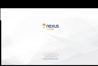 Memòria Corporativa 2012 Nexus Energía