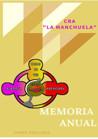 MEMORIA ANUAL “CRA LA MANCHUELA” CURSO 2021-2022
 