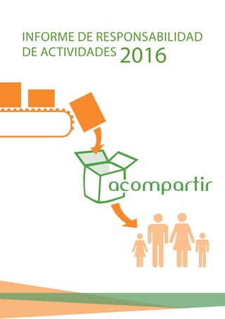 INFORME DE RESPONSABILIDAD
DE ACTIVIDADES 2016
 