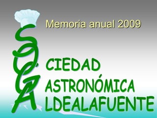 Memoria anual 2009 