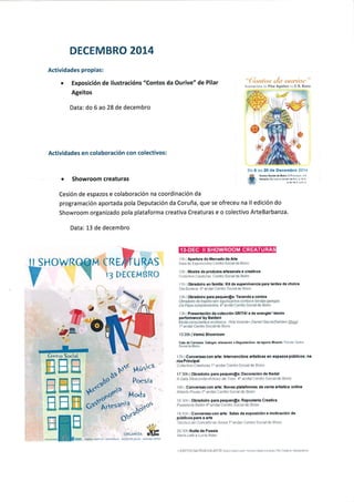 Memoria actividades cs 2014