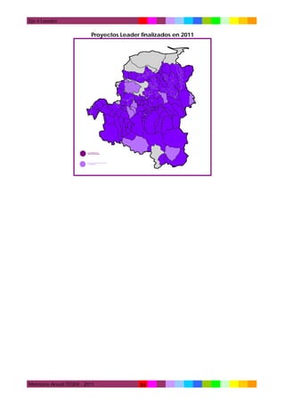 Eje 4 Leader

Proyectos Leader finalizados en 2011

Memoria Anual TEDER - 2011

34

 