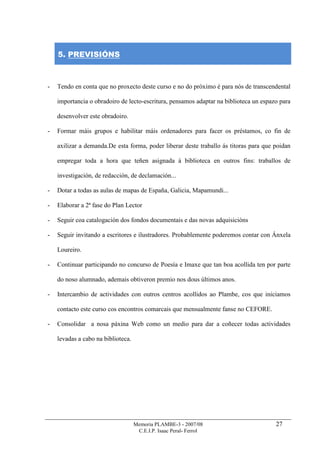 Memoria Biblioteca 07 08