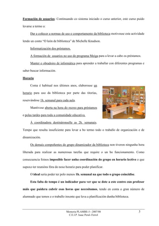 Memoria Biblioteca 07 08