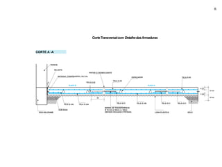 CORTE A -A
29
CorteTransversalcom DetalhedasArmaduras
 