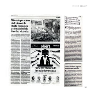 Memòria IDEA Alzira 2017