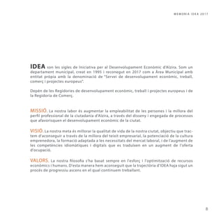 Memòria IDEA Alzira 2017