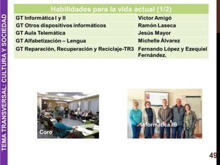 49
Informática IB
Coro
TEMATRANSVERSAL:CULTURAYSOCIEDAD
 