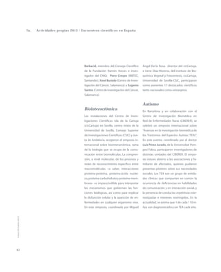 Memoria de actividades 2012 fundación ramón areces | PDF