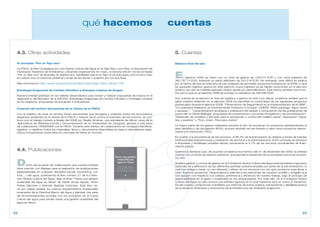 Memoria de actividades FNCA 2009