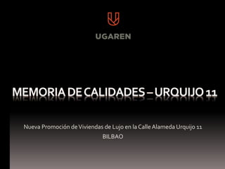 Nueva Promoción deViviendas de Lujo en la Calle Alameda Urquijo 11
BILBAO
 