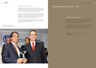 edegel09
         INFORME ANUAL                                                                                                                                                                                      GLOBAL REPORTING INITIATIVE - GRI   


                                                  índice de buen Gobierno corporativo
                                                                                                                                         Global Reporting Initiative - GRI
                                                  Por segundo año consecutivo, Edegel recibió el reconocimiento de la Bolsa de Valores
                                                  de Lima (BVL) al ser incluida en la cartera del Índice de Buen Gobierno Corporativo
                                                  (IBGC) que refleja el comportamiento de los valores de aquellas empresas que
                                                  adoptan adecuadamente los principios de buen gobierno corporativo.

                                                  Para obtener este reconocimiento, la empresa cumplió con el procedimiento
                                                  establecido por la BVL, el cual consiste en la validación de la información
                                                  sustentatoria de la autocalificación de Edegel sobre su nivel de adopción de
                                                  prácticas de buen gobierno corporativo efectuada por una empresa consultora
                                                  acreditada por la BVL de acuerdo con los criterios establecidos.                                        cuestIonarIo de retroalImentacIón


                                                  Cabe resaltar que Edegel superó la puntuación con respecto al año anterior, lo                          Comprometidos con el deseo de mejorar continuamente, entendemos que el
                                                  que evidencia una importante mejora en la implementación de prácticas de buen                           documento debe lograr satisfacer los requerimientos de información de nuestras
                                                  gobierno corporativo al interior de la empresa.                                                         distintas partes interesadas, de forma balanceada y razonable. Es por ello que
                                                                                                                                                          estamos muy interesados en conocer su opinión del mismo.

                                                                                                                                                          Agradecemos de antemano sus comentarios y sugerencias, los que sin duda
 Premio a la Responsabilidad Social y
 Desarrollo Sostenible, otorgado por Perú �0�1.                                                                                                           servirán para orientar nuestros futuros esfuerzos. Por ello le presentamos un
                                                                                                                                                          cuestionario de retroalimentación que encontrará en la página �47, el mismo que
                                                                                                                                                          agradeceremos responder y remitir por correo postal o electrónico a:




                                                                                                                                                          Edegel
                                                                                                                                                          Avenida Victor Andrés Belaúnde 147, torre 4 - San Isidro - Perú
                                                                                                                                                          aprieto@edegel.com
 