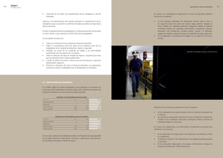 edegel09
      INFORME ANUAL                                                                                                                                                SEGURIDAD Y SALUD OCUPACIONAL          


                      •      Subcomité de San Isidro: dos representantes de los trabajadores y dos del          En cuanto a las actividades de capacitación en temas de seguridad, podemos
                             empleador.                                                                         mencionar las siguientes:

                      Asimismo, seis representantes del sindicato participan en representación de los           •    Se han realizado actividades de capacitación durante todo el año en
                      trabajadores para la supervisión y la definición de algunas políticas de seguridad y           los siguientes temas de control de riesgos: riesgo eléctrico, trabajos en
                      salud ocupacional.                                                                             altura, trabajos con materiales explosivos y peligrosos, trabajos en espacios
                                                                                                                     confinados, trabajos con materiales a alta presión y temperatura, incendio,
                      En total, �� representantes de los trabajadores y 1� de la empresa están involucrados          evacuación ante emergencias, primeros auxilios, manejo a la defensiva,
                      en estos comités, lo que representa 14,05% del total de trabajadores.                          trabajos de soldadura, trabajos de izada y manipulación de carga, entre otros.
                                                                                                                •    Se ha capacitado a �40 personas de Edegel con un total de 3.��5 horas-
                      Sus principales funciones son:                                                                 hombre.

                      •      Vigilar el cumplimiento de los programas anuales de seguridad.
                      •      Vigilar el cumplimiento tanto por parte de las empresas como de los
                             trabajadores de las medidas de prevención, higiene y seguridad.
                      •      Investigar las causas de los accidentes de trabajo y las enfermedades
                                                                                                                                                              Operador en pasadizo de grúas, Central Huinco.
                             profesionales que se produzcan en la empresa.
                      •      Indicar la adopción de todas las medidas de higiene y seguridad que sirvan
                             para la prevención de los riesgos profesionales.
                      •      Cumplir las demás funciones o misiones que les encomiende el organismo
                             administrador respectivo.
                      •      Promover la realización de cursos y simulacros destinados a la capacitación
                             continua de todos los trabajadores que se desempeñen en la empresa.




                      6.6. inDicaDores De seguriDaD

                      En el �009, según las normas corporativas, se ha producido un accidente con
                      consecuencia de incapacidad en personal propio y dos accidentes en personal de
                      empresas contratistas, tal como muestra el cuadro siguiente.

                                                Indicadores de accidentalidad de personal propio
                       Indicador                                            2007               2008     2009

                       Número de accidentes                                    1                   �       1

                       Días perdidos                                           7                   11     90

                       Índice de frecuencia                                  1,95               3,84     1,84
                                                                                                                Respecto de los simulacros, se puede mencionar lo siguiente:
                       Índice de gravedad                                   13,64              �1,13    165,�

                                                                                                                •    Se han realizado dos simulacros durante el año en todas las instalaciones de
                                                                                                                     la empresa.
                                              Indicadores de accidentalidad de personal contratista             •    Los simulacros se ejecutaron teniendo en cuenta las siguientes emergencias:
                       Indicador                                            2007               2008     2009
                                                                                                                     incendio, sismo, inundación, evacuación, emergencia médica y derrame de
                       Número de accidentes                                    1                    3      �
                                                                                                                     materiales peligrosos, entre otros.
                       Días perdidos                                           7                    8      9

                       Índice de frecuencia                                  0,85               1,88     0,95
                                                                                                                En cuanto a las inspecciones y las verificaciones, se ejecutaron las acciones que
                       Índice de gravedad                                    5,93               5,03     4,�8
                                                                                                                reseñamos a continuación.

                                                                                                                •    Se han ejecutado 130 inspecciones a las condiciones sub estándar en todas
                      Por otro lado, dentro de las actividades previstas en el Programa Anual de Seguridad           las instalaciones.
                      se han fijado sesiones de capacitación, simulacros, inspecciones, verificaciones y        •    Se efectuó un total de 1 �03 observaciones a los trabajos de personal propio
                      otras similares orientadas al control de riesgos.                                              y contratista.
                                                                                                                •    Se han ejecutado inspecciones a los equipos, herramientas y equipos de
                                                                                                                     protección individual del 100% del personal.
 