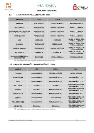 Memorial descritivo | PDF