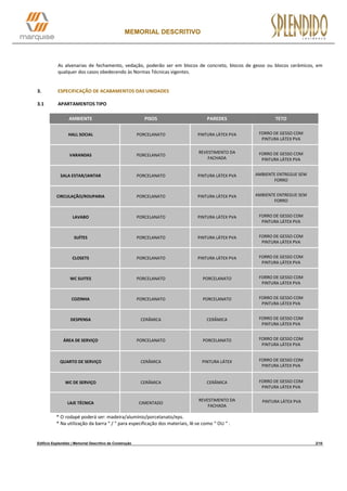 Memorial descritivo | PDF