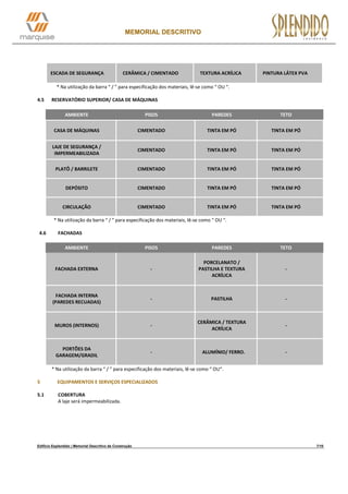 Memorial descritivo | PDF