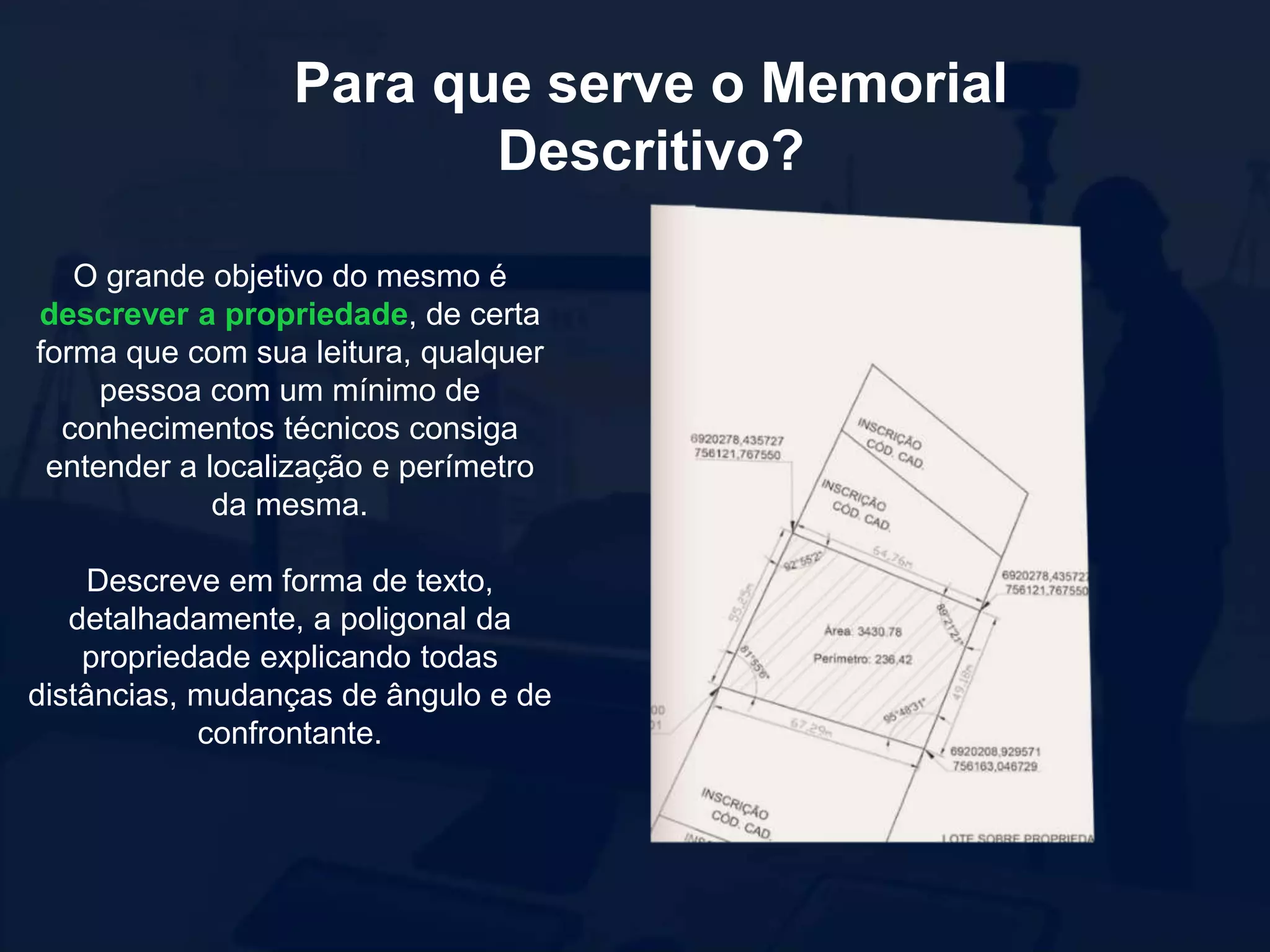 O Que É e Para Que Serve o Memorial Descritivo de Terreno? | PPT