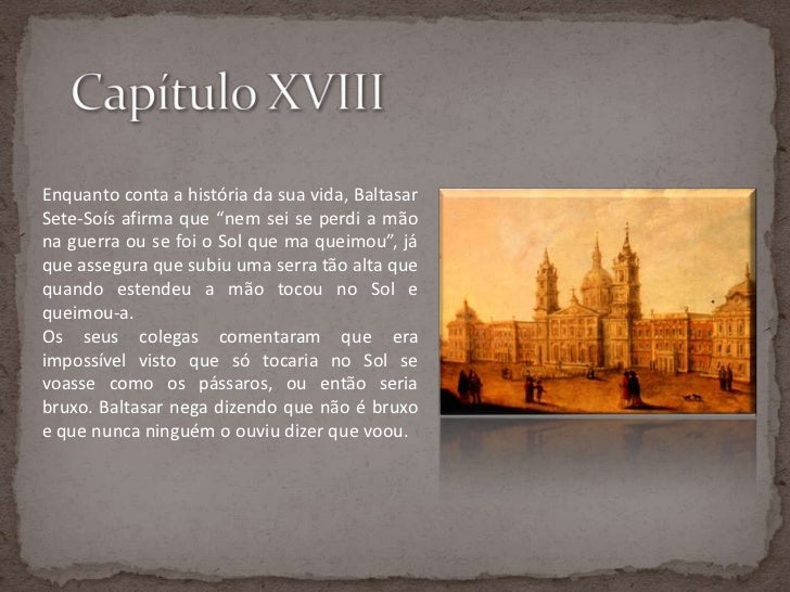 Memorial do convento capitulo xviii