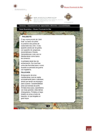 Memoria museo do mar 2010 1ªparte